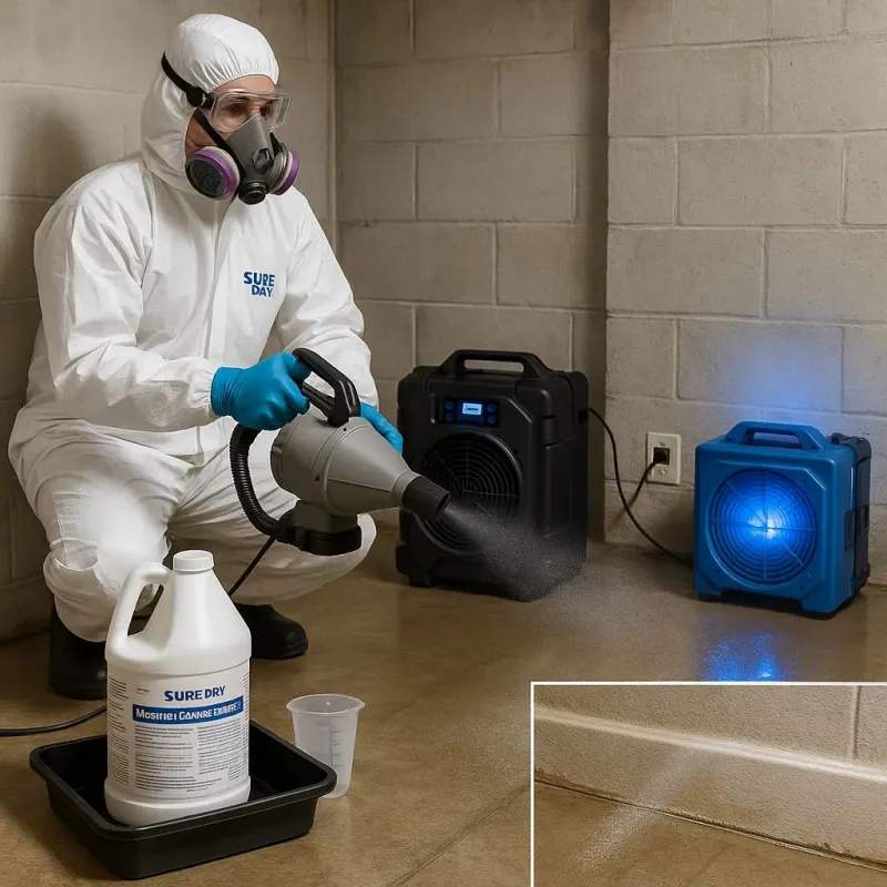 Sanitization and Odor Removal process in Glenmora, LA