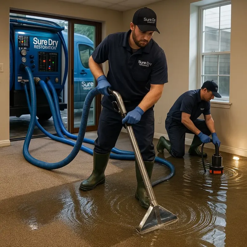 Water Extraction and Removal process in Glenmora, LA